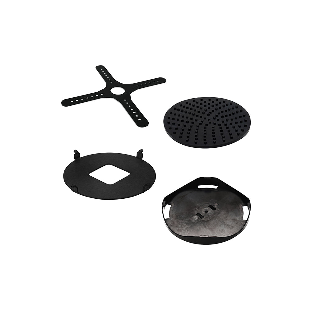 VT1.3 Universal Top Plate and Vacuum Suction Foot Package, Includes One Top Plate and Four Suction Feet, Compatible with VT1.3.1 to VT1.3.8, for MX-S and MX-F Vortex Mixers