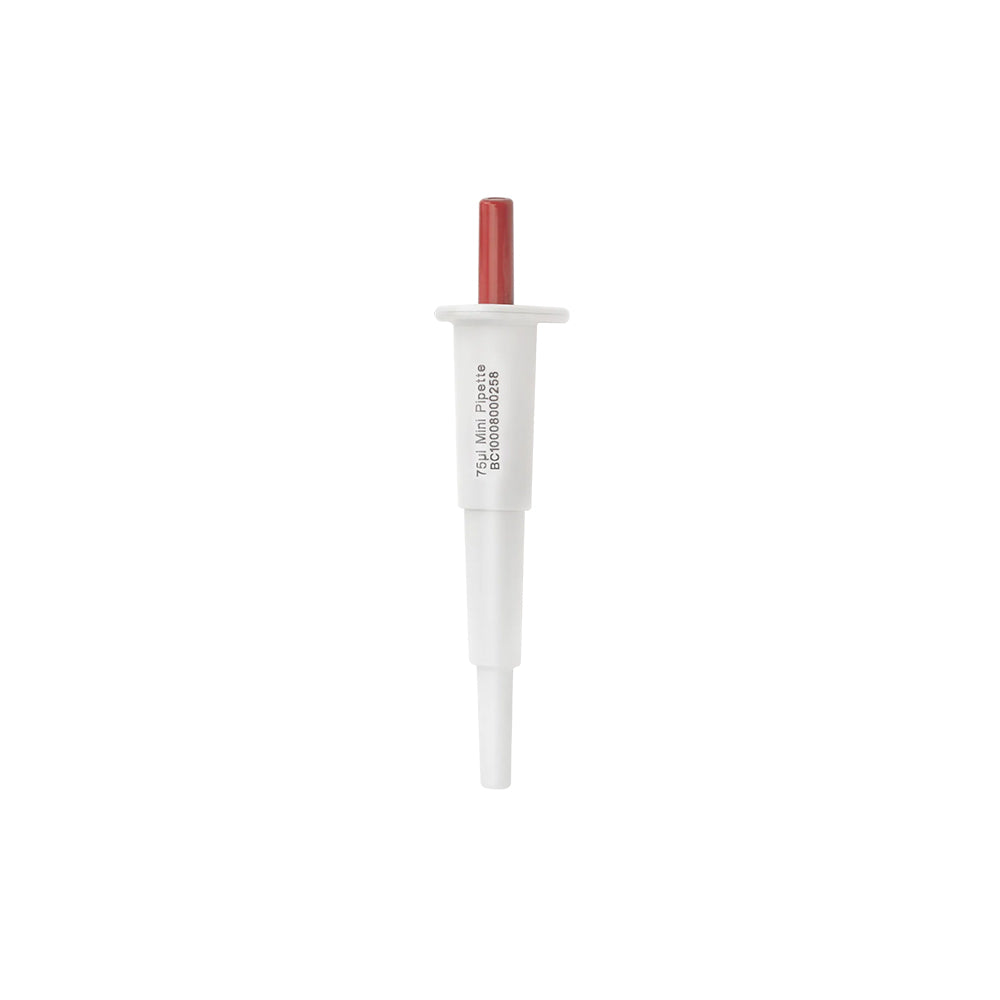 Mini Pipette (Standard Model), 75μL, Red