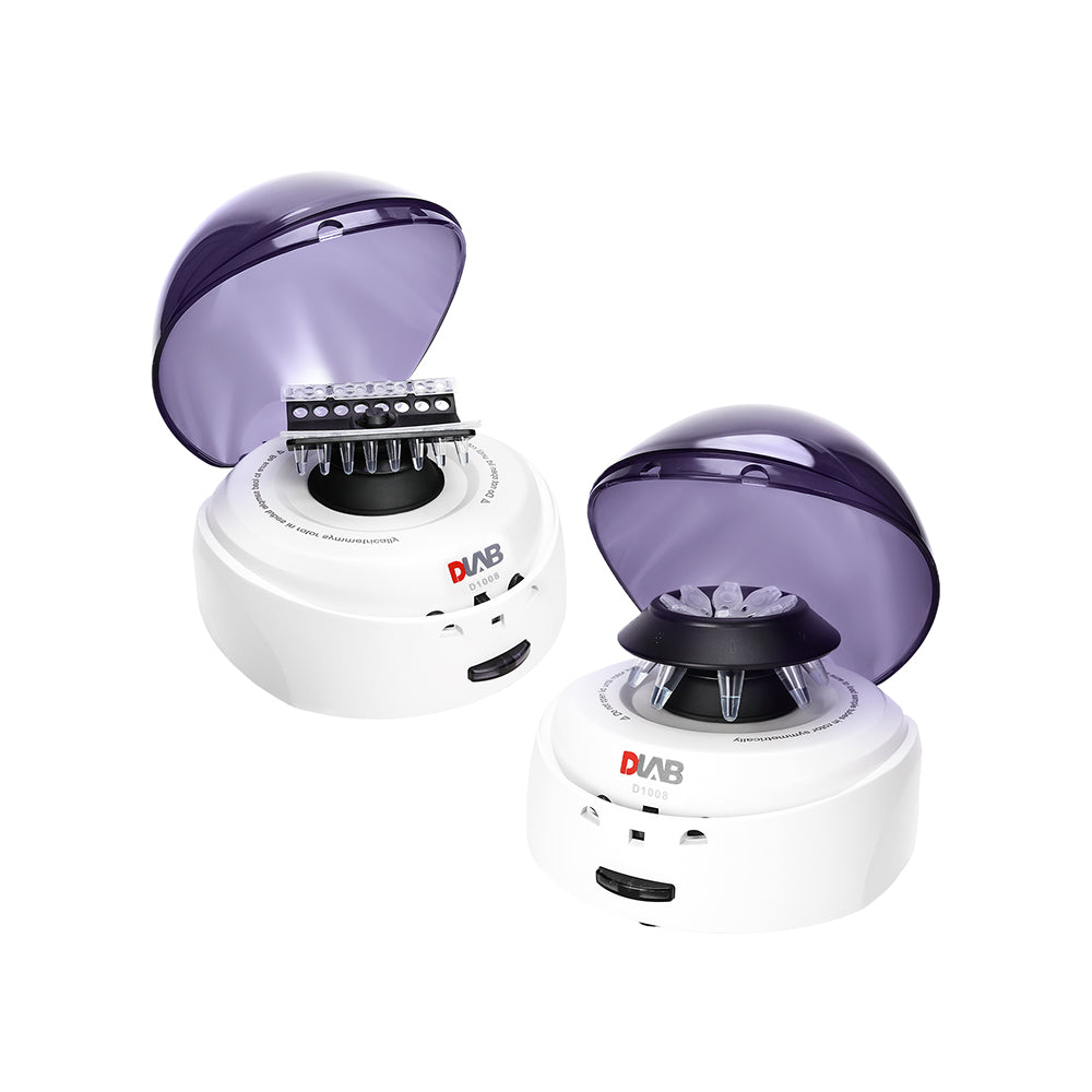 Centrífuga Palm D1008 con tapa azul, incluye rotores A8-2 y A4-PCR8 y adaptadores SA02P2 y SA05P2