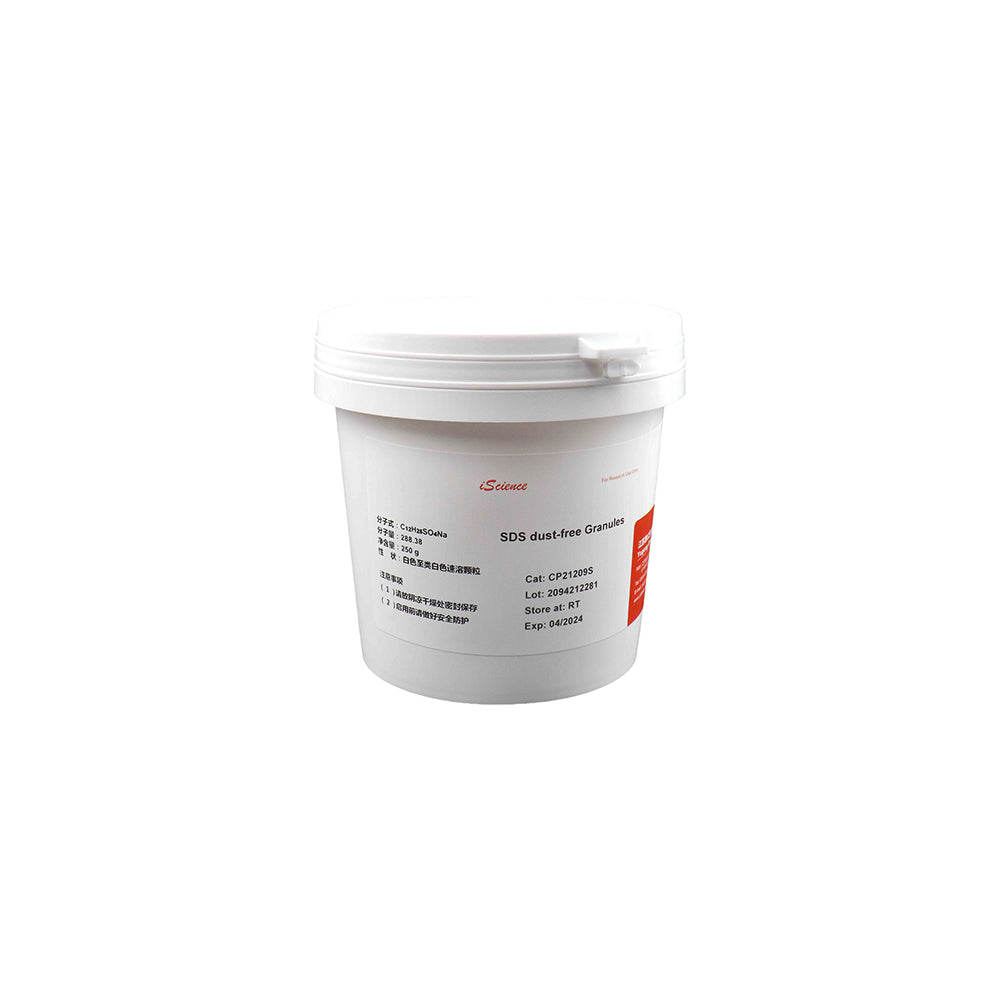 Gránulos sin polvo SDS, 250 g