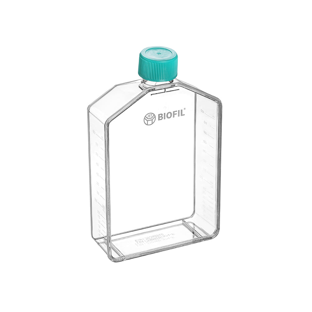 Matraces para cultivo de células y tejidos, 600 ml, sin tratamiento, tapa de ventilación, estériles, 40 unidades/caja