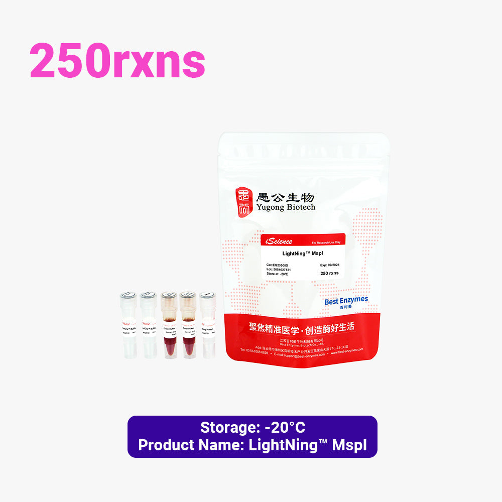 Enzimas de restricción LightNing™ MspI, 250 reacciones, 1 reacción/μl