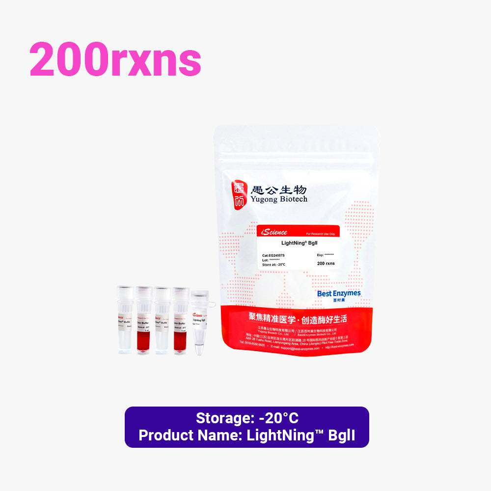 LightNing™ BglI Restriction Enzymes, 200 rxns, 1 rxn/μl