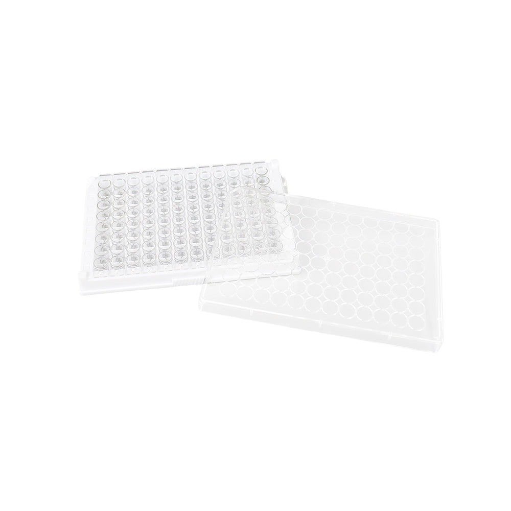 Placas ELISA de 96 pocillos, unión media desmontable, 12 pocillos/tira, 200 ～ 300 ng/cm², 200 piezas/caja