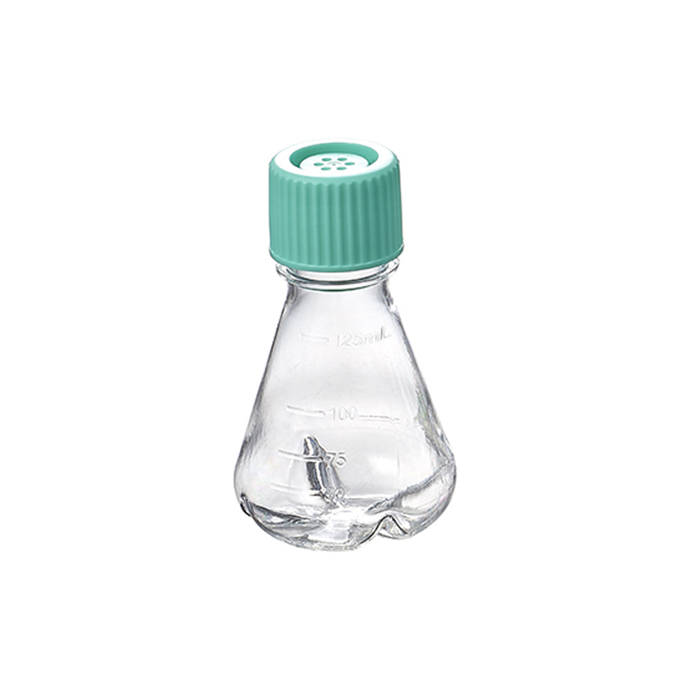 Erlenmeyer Flasks, 250 mL, PC, Non-treated, Plug seal, Baffled, Dnase/Rnase, Non-Pyrogenic, Sterile, 12piece(s)/case