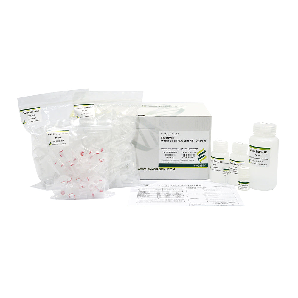 FavorPrep™ Whole Blood RNA Extraction Mini Kit (50 preps)