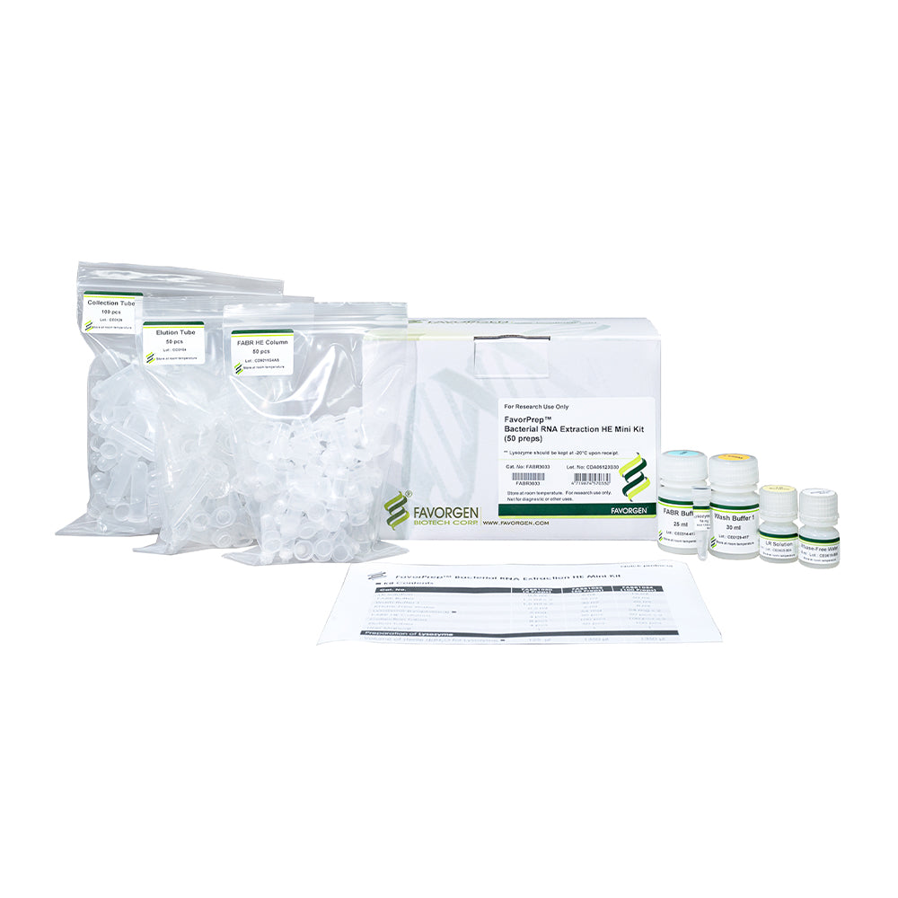 FavorPrep™ Bacterial RNA Extraction HE Mini Kit (100 preps)