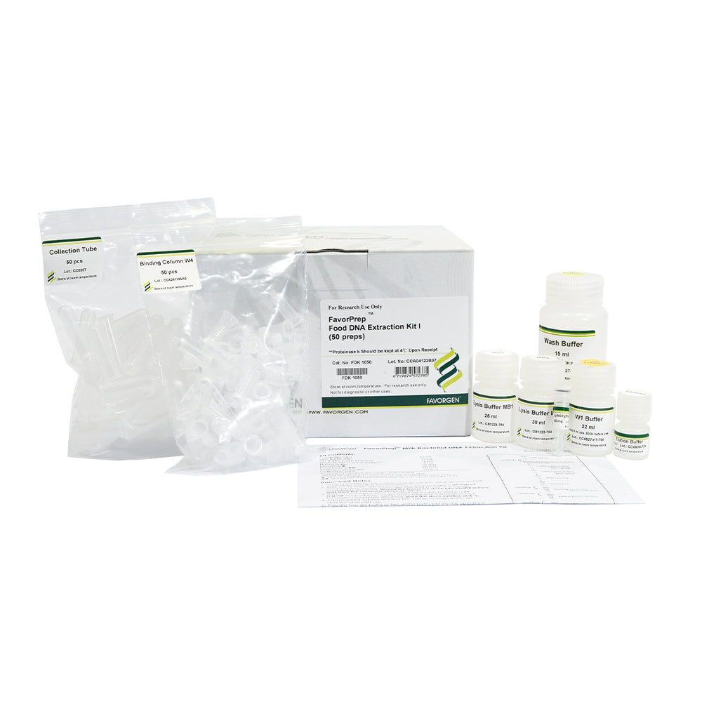 FavorPrep™ Food DNA Extraction Mini Kit (50 preps)