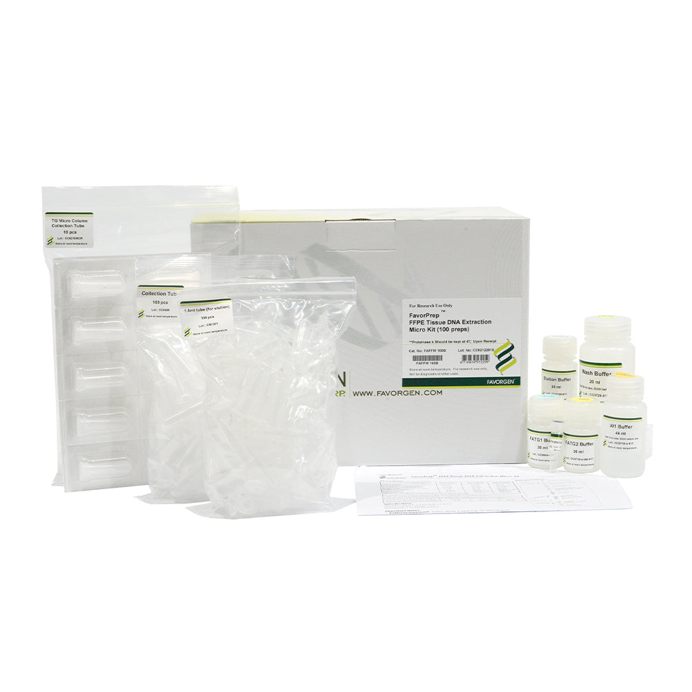 FavorPrep™ FFPE Tissue DNA Extraction Micro Kit (100 preps)
