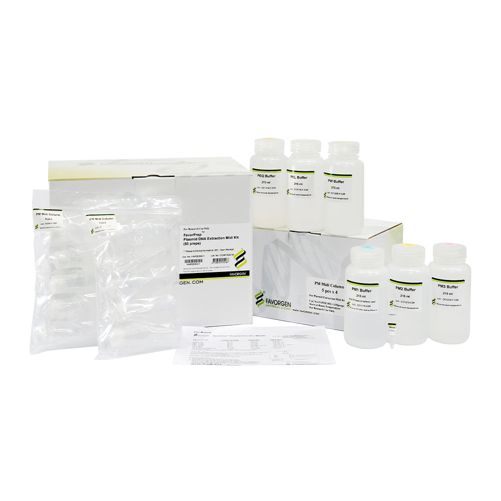 FavorPrep™ Plasmid Extraction Midi Kit (50 preps)