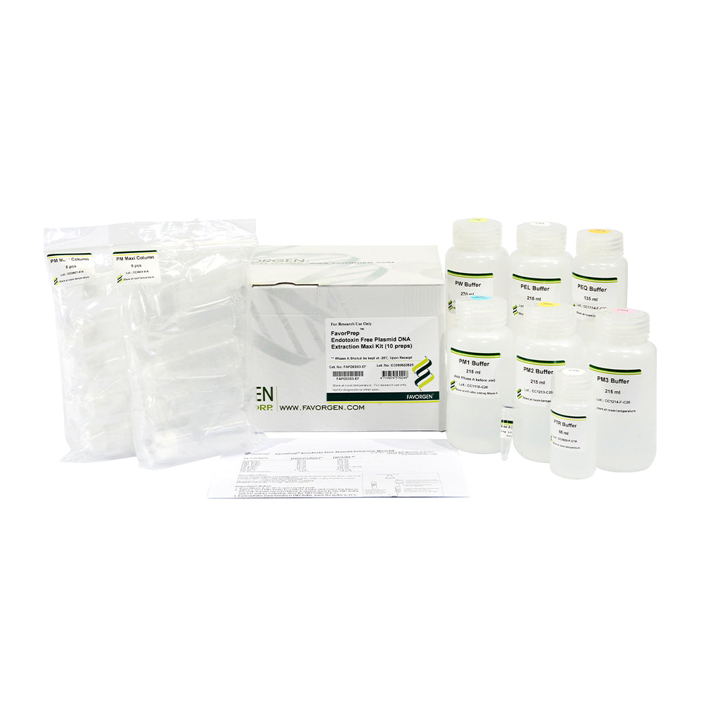 FavorPrep™ Endotoxin-Free Plasmid Extraction Maxi Kit (10 preps)