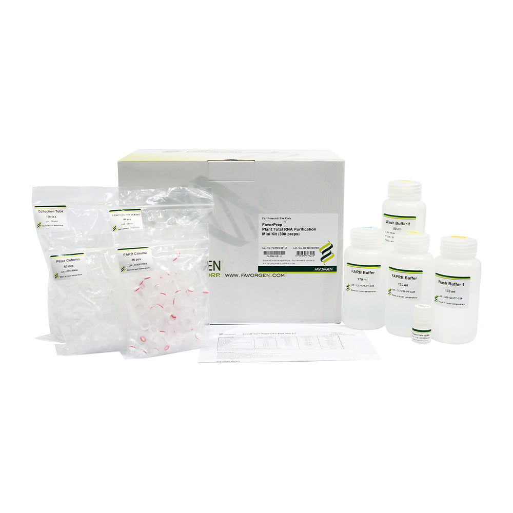 FavorPrep™ Plant Total RNA Extraction Mini Kit (300 preps)