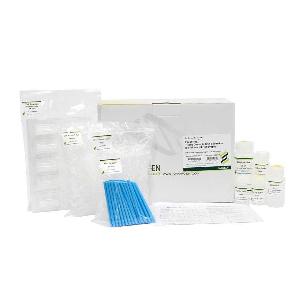 FavorPrep™ Tissue Genomic DNA Extraction Micro Kit (100 preps)