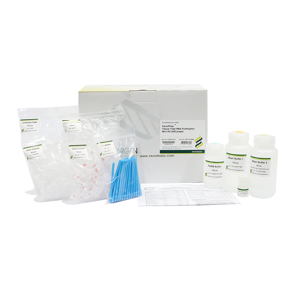 FavorPrep™ Tissue Total RNA Extraction Mini Kit (300 preps)