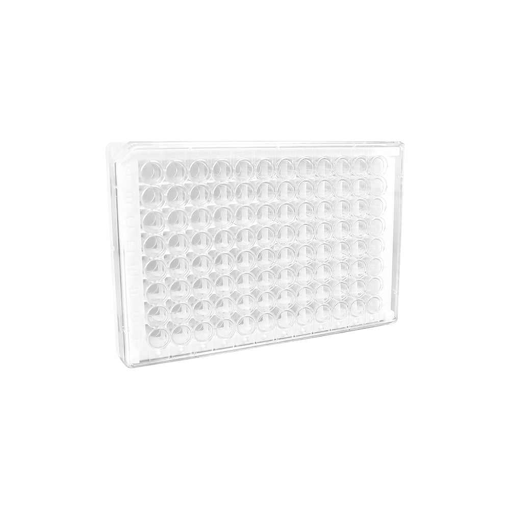 Placas ELISA de fondo plano fijas de 96 pocillos, estériles