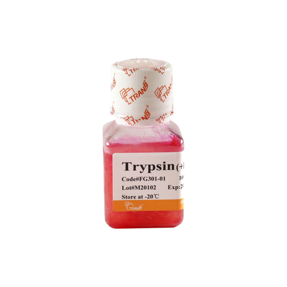 Trypsin (0.25%，EDTA+ and Phenol Red), 100 mL