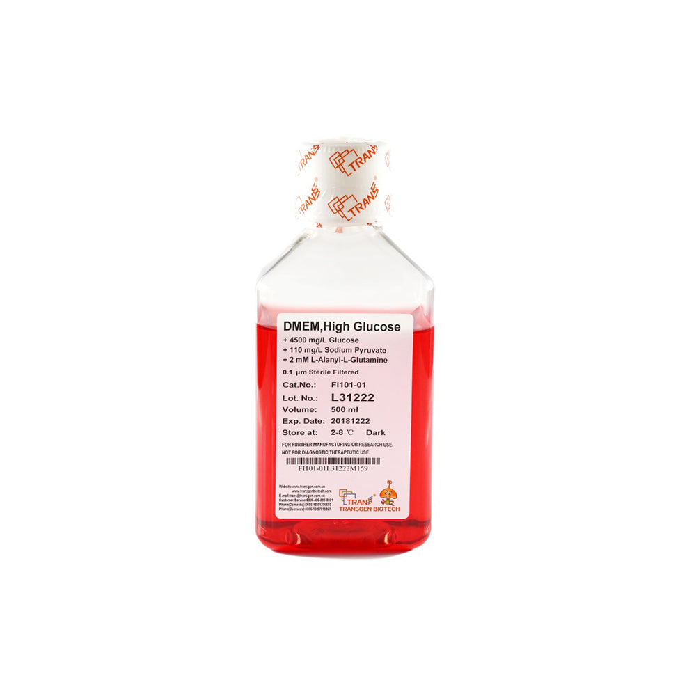 DMEM, High Glucose, 500 mL