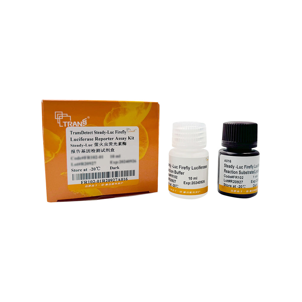 Kit de ensayo de reportero de luciferasa de luciérnaga TransDetect® Steady-Luc - 100 ml