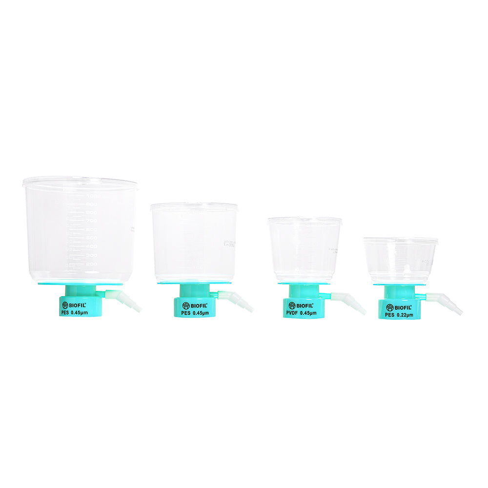 Filter Upper Cup, 0.45 μm, 500mL, CA membrane, Membrane diameter 75 mm, Sterile, 24piece(s)/case