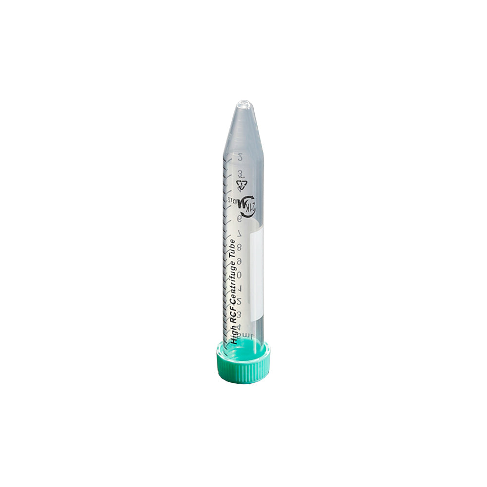 High RCF Centrifuge Tubes, 15 mL, Flat cap, Conical, RCF 21000xg, Paper Rack packing, Sterile, DNAse&RNAse Free, 500piece(s)/case