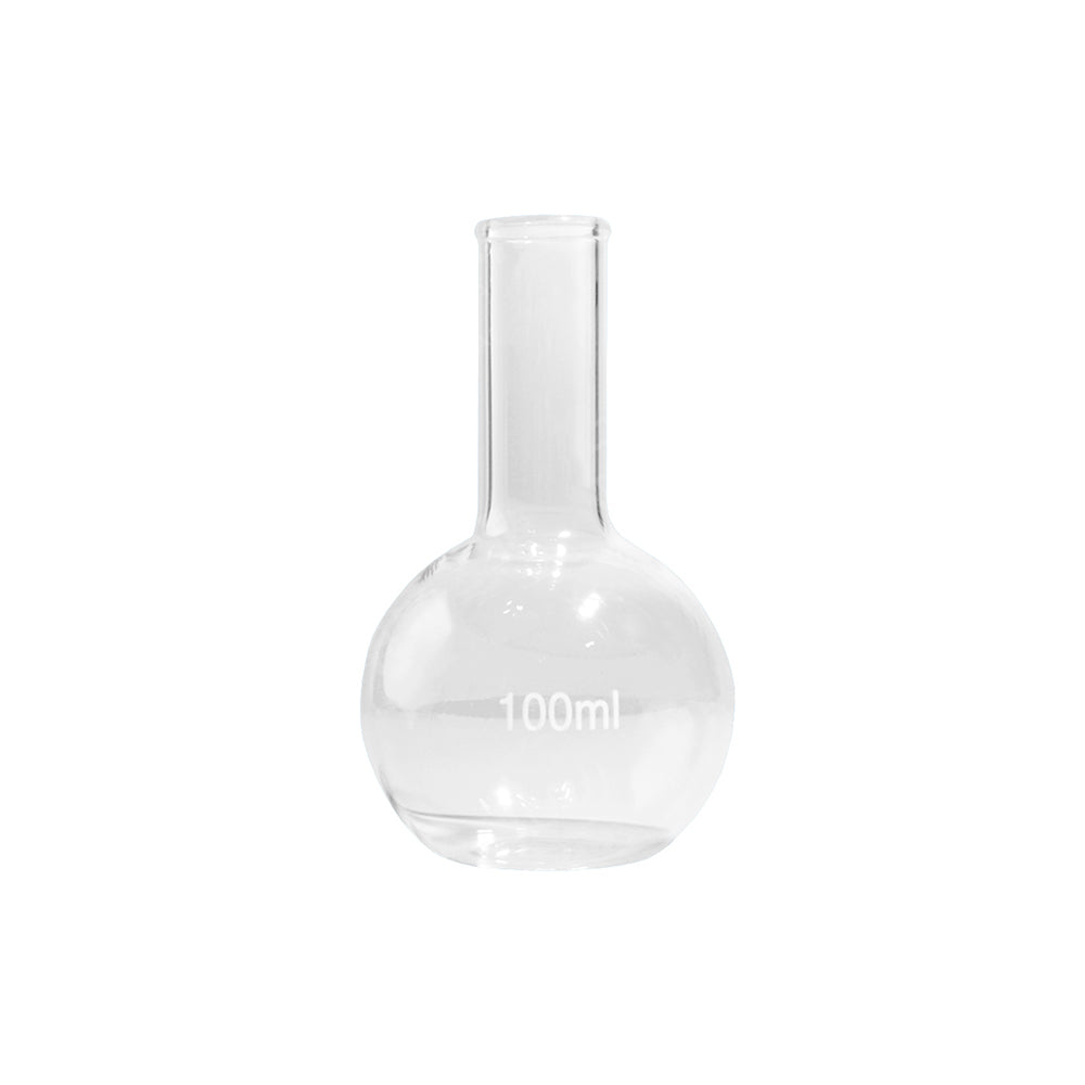 Boiling Flask, Flat Bottom, Borosilicate 3.3 Glass, 10000mL, Neck OD 65mm, Bottle OD 279mm, 400mm H, 2 pcs/case