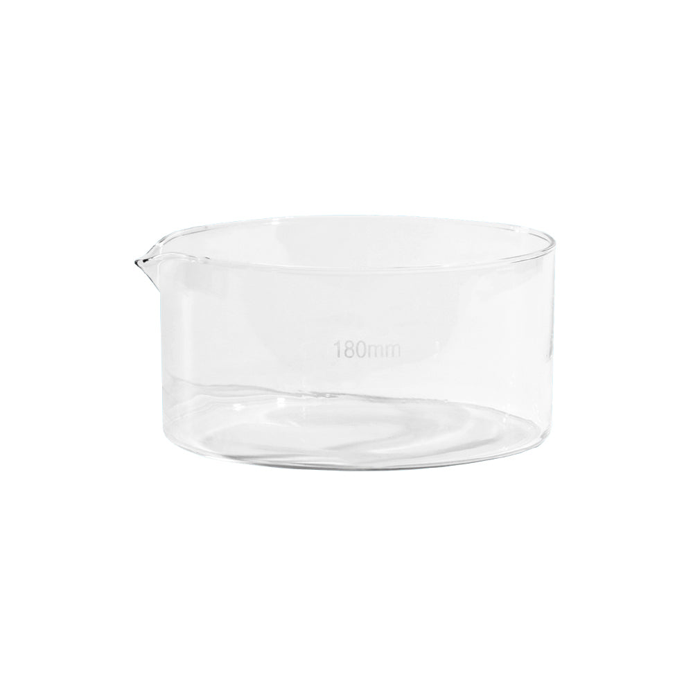 Crystallizing Dish, with Spout, Borosilicate 3.3 Glass, Top OD 100mm, 50mm H, 120 pcs/case