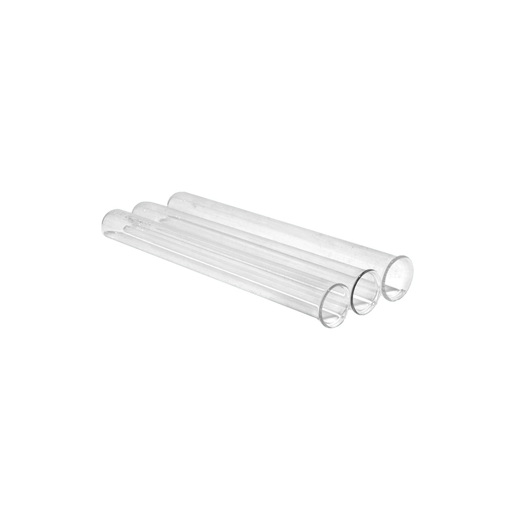 Test Tube, Plain, With Rim, Borosilicate 3.3 or Soda Glass, OD 12mm, L 75mm, 2000 pcs/case