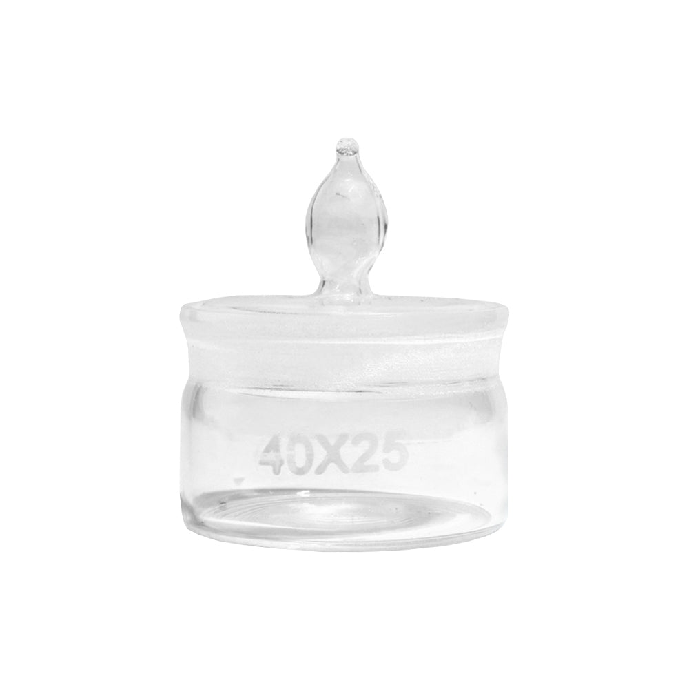 Weighing Bottle, Low Form, Ground Stopper, OD 60mm, H 45mm, 144 pcs/case