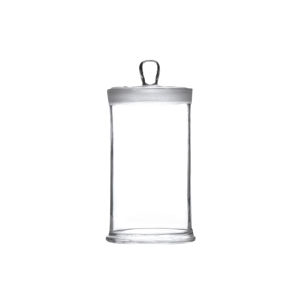 Specimen Jar, with Knob and Ground Glass Stopper, OD 105mm, H 125mm, 12 pcs/case