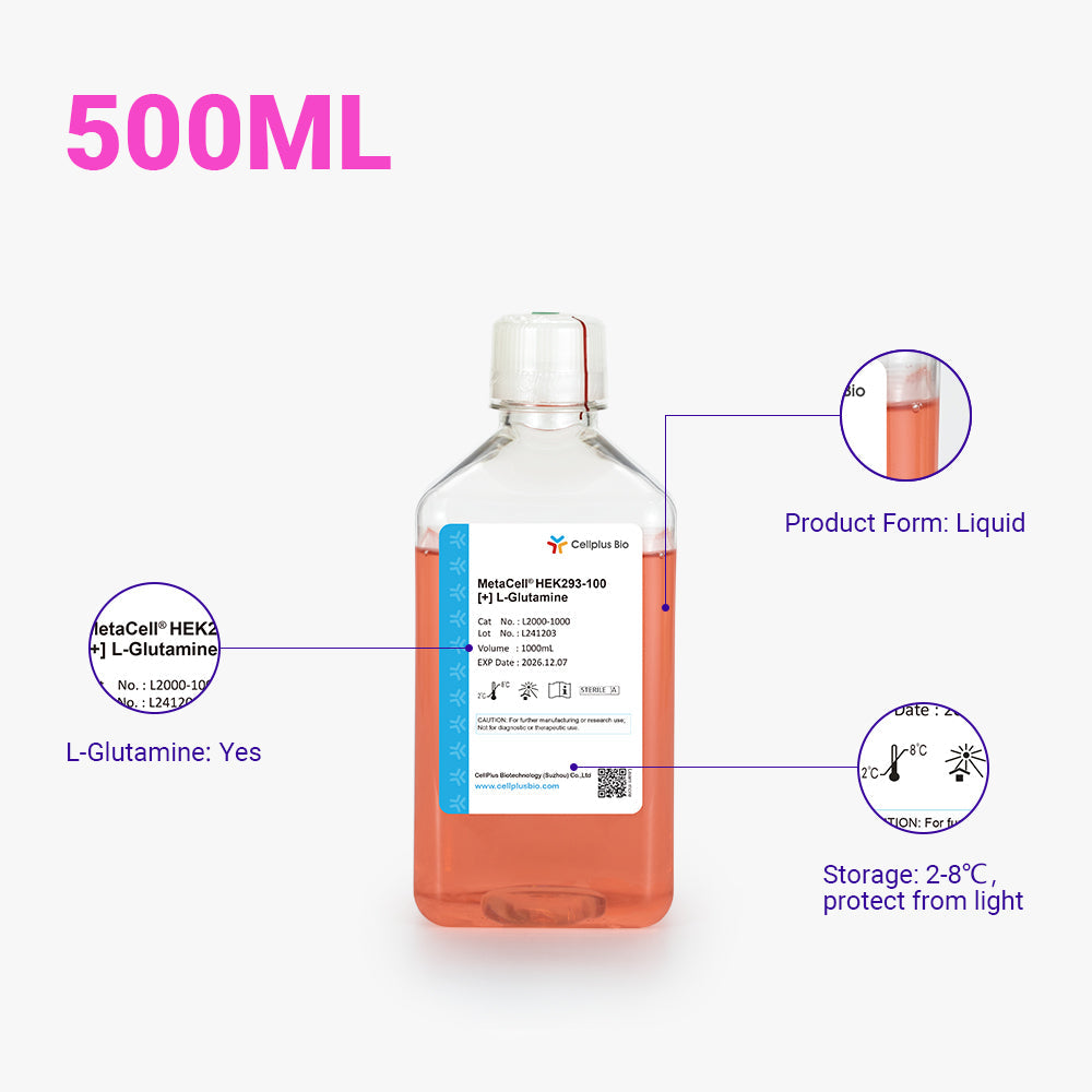 MetaCell® HEK293-100, 500 ml Líquido
