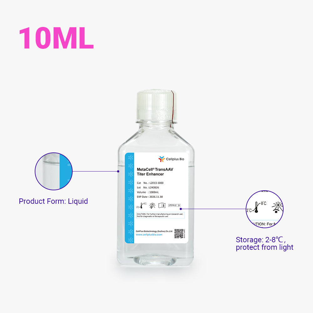 Potenciador de títulos de TransAAV MetaCell®, 10 ml líquido
