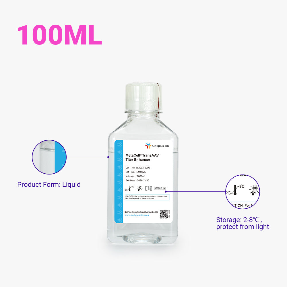Potenciador de títulos de TransAAV MetaCell®, 100 ml líquido