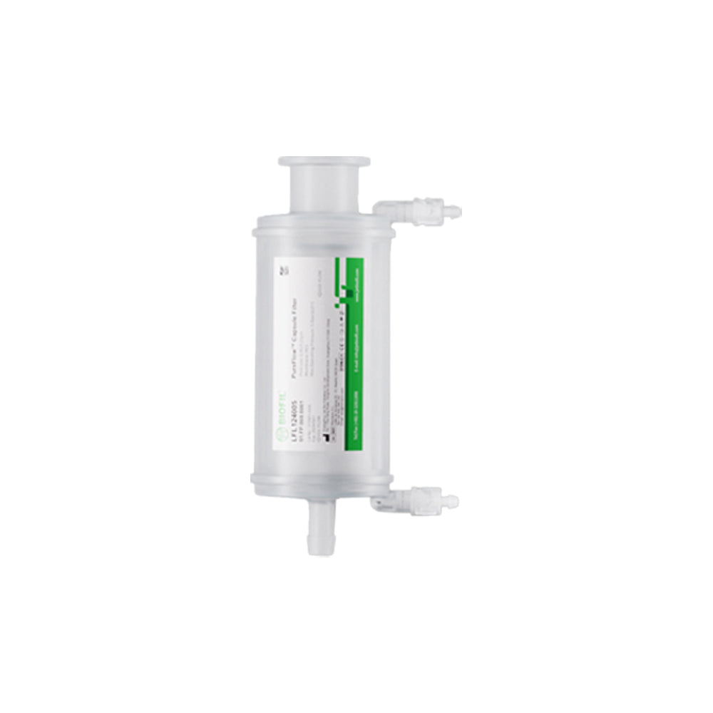 Capsule filter, L type 5-inch, double-head flange end cap, 0.22 / 0.45 μ m, PES membrane, sterilization, independent medium package box, 4 sets / box