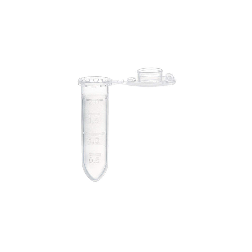 Lid  Lock Micro centrifuge Tubes, 0.5 mL, Natural Color, Conical, Sterile, DNAse&RNAse Free, 8000piece(s)/case