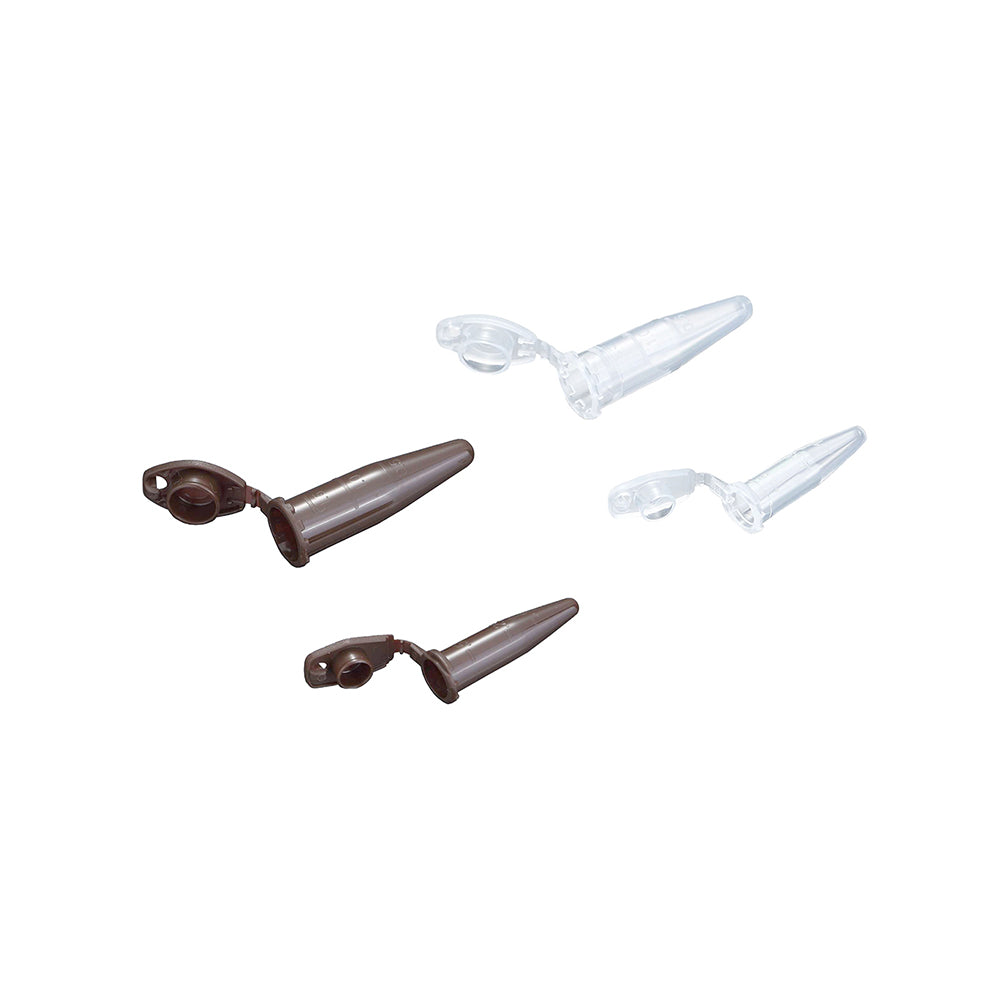 Lid  Lock Micro centrifuge Tubes, 1.5 mL, Amber Color, Conical, Sterile, DNAse&RNAse Free, 4000piece(s)/case