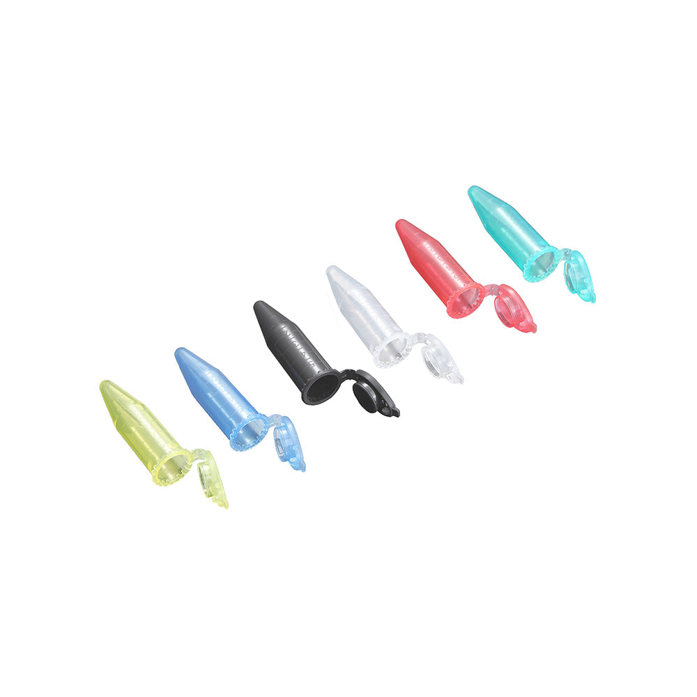Lid  Lock Micro centrifuge Tubes, 2.0 mL, Black Color, Conical, non-Sterile, DNAse&RNAse Free, 4000piece(s)/case