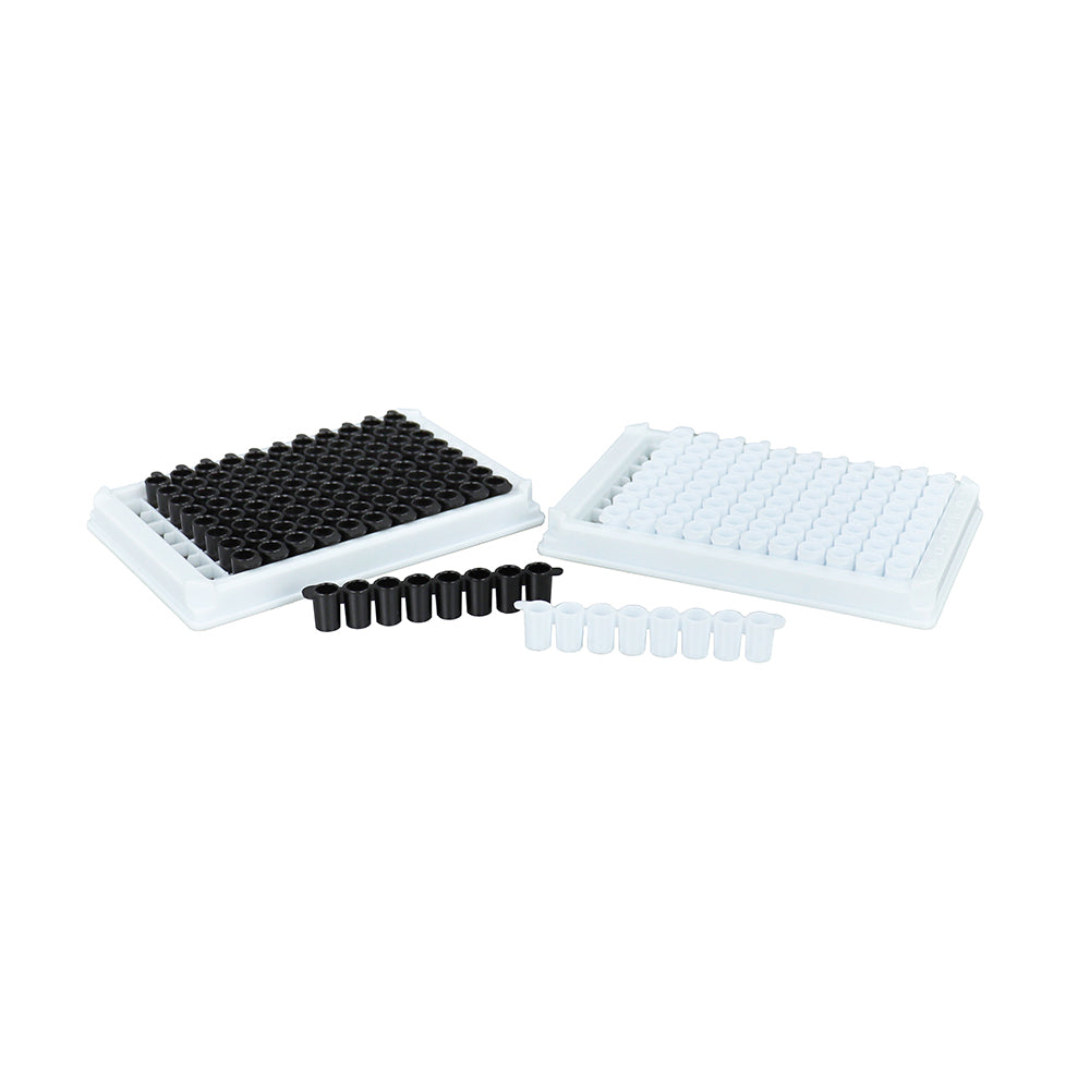 Luminescence test plate, 96 well, Detachable,Black, 8well/strip, 200piece(s)/case