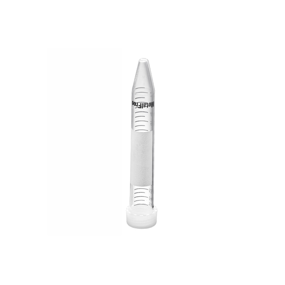 Metal-Free Centrifuge Tubes, 15 mL, Conical, Flat cap, Metal free, Sterile, bag packing way, 500piece(s)/case