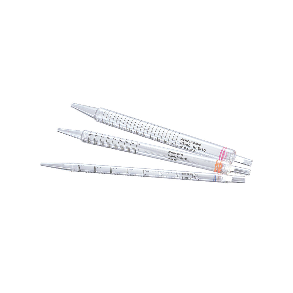 Mini™ Serological Pipets, 10 mL, Graduation 2/10 mL, Orange Color code, Paper/plastic individually packed, Sterile, 150piece(s)/case
