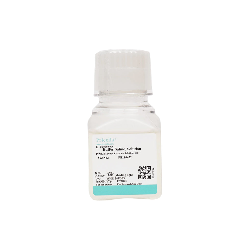 Solución de piruvato de sodio 100 mM, 100 ×, 100 ml