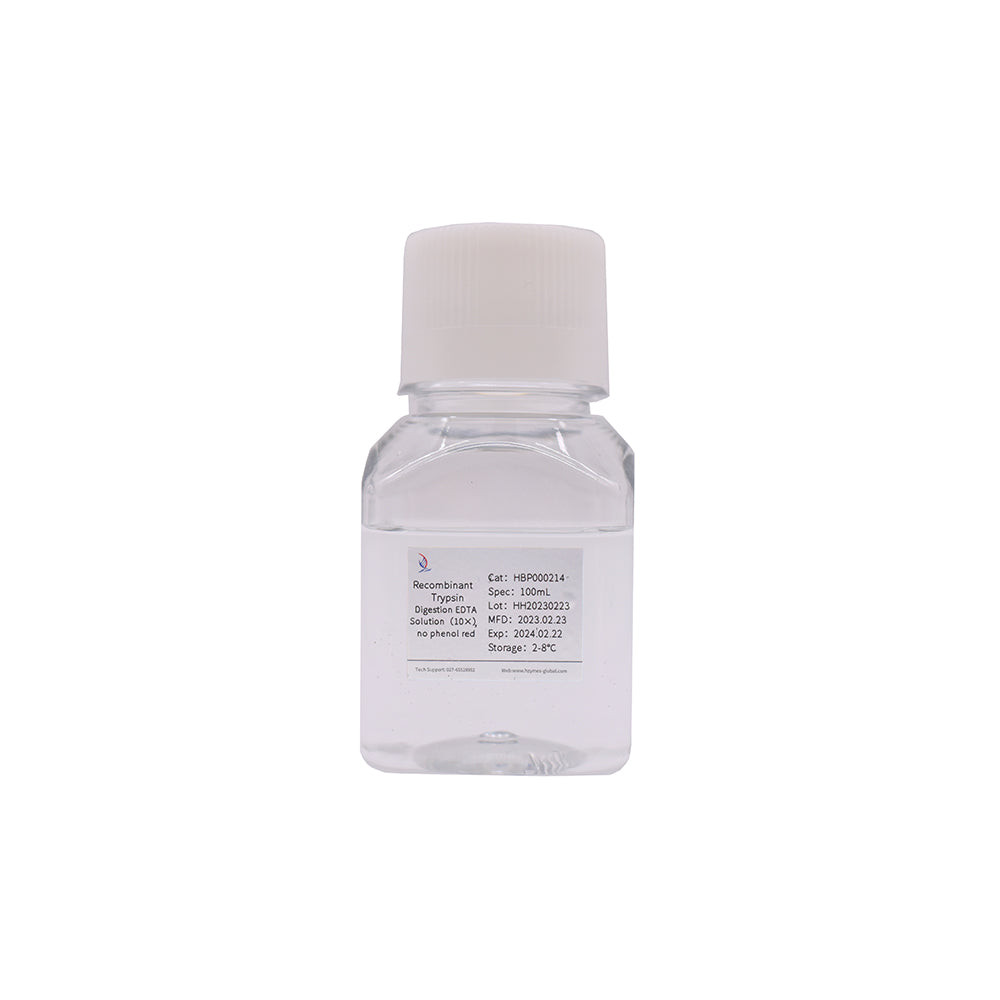 Recombinant Trypsin Digestion Solution 10X (with EDTA, No Phenol Red), 100 mL