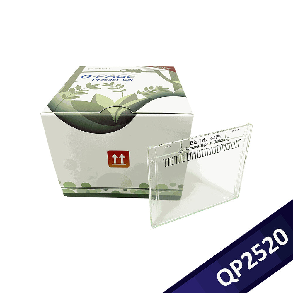 Q-PAGE™ Bis-Tris Precast Gel (Mini, 15 wells, 4-12%), 10 gels
