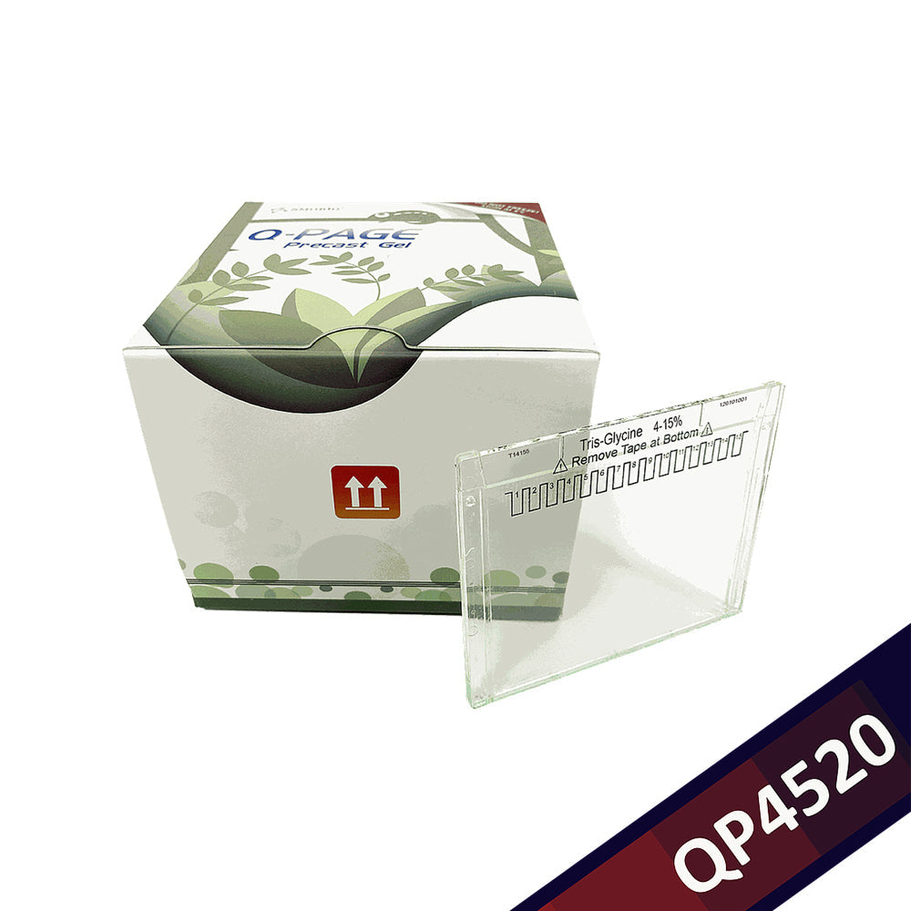 Q-PAGE™ TGN Precast Gel (Mini, 15 wells, 4-15%), 10 gels