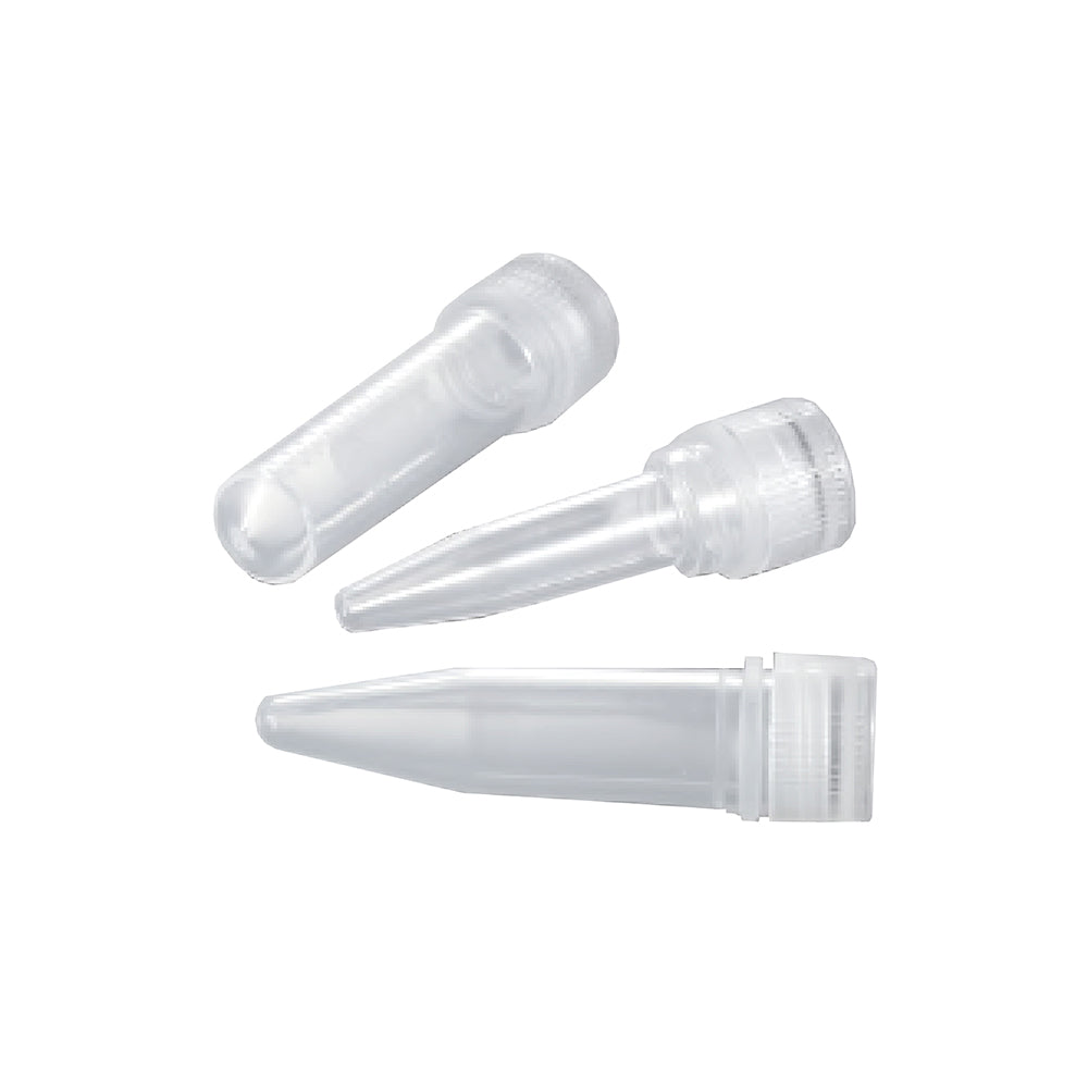 Screw™ Cap Micro Centrifuge Tubes, 0.5 mL, Conical, Natural Color, RCF 20000xg, Sterile, with cap, 5000piece(s)/case