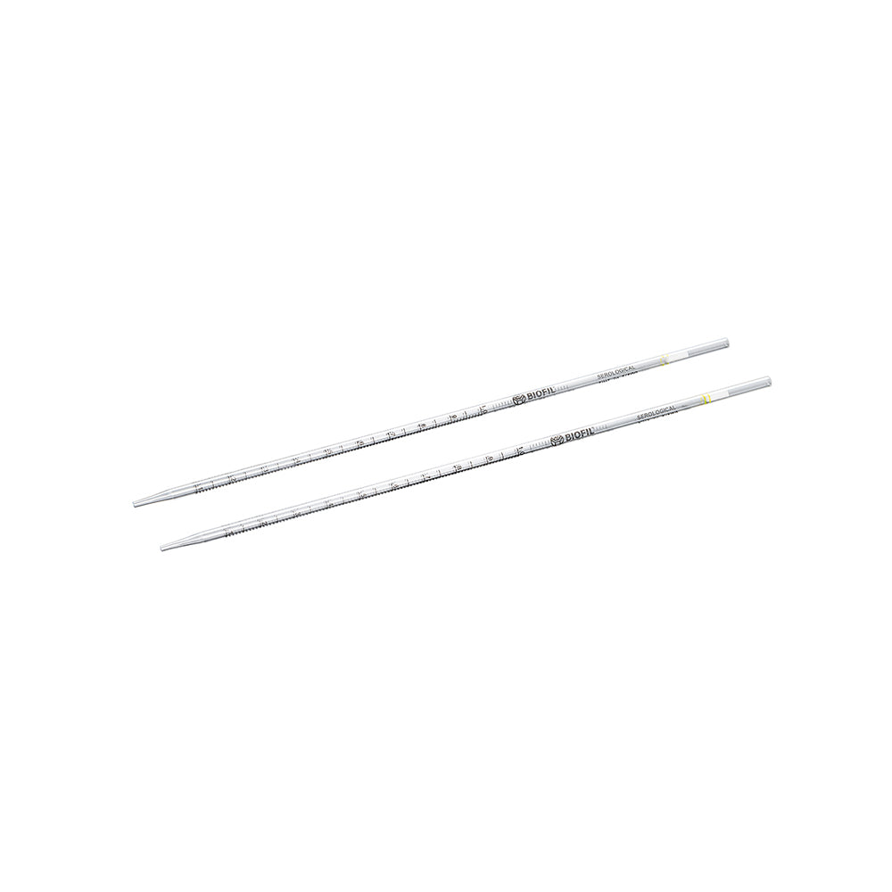 Serological Pipets, 1.0 mL, Graduation 1/100 mL,Yellow Color code, Sterile, 500piece(s)/case