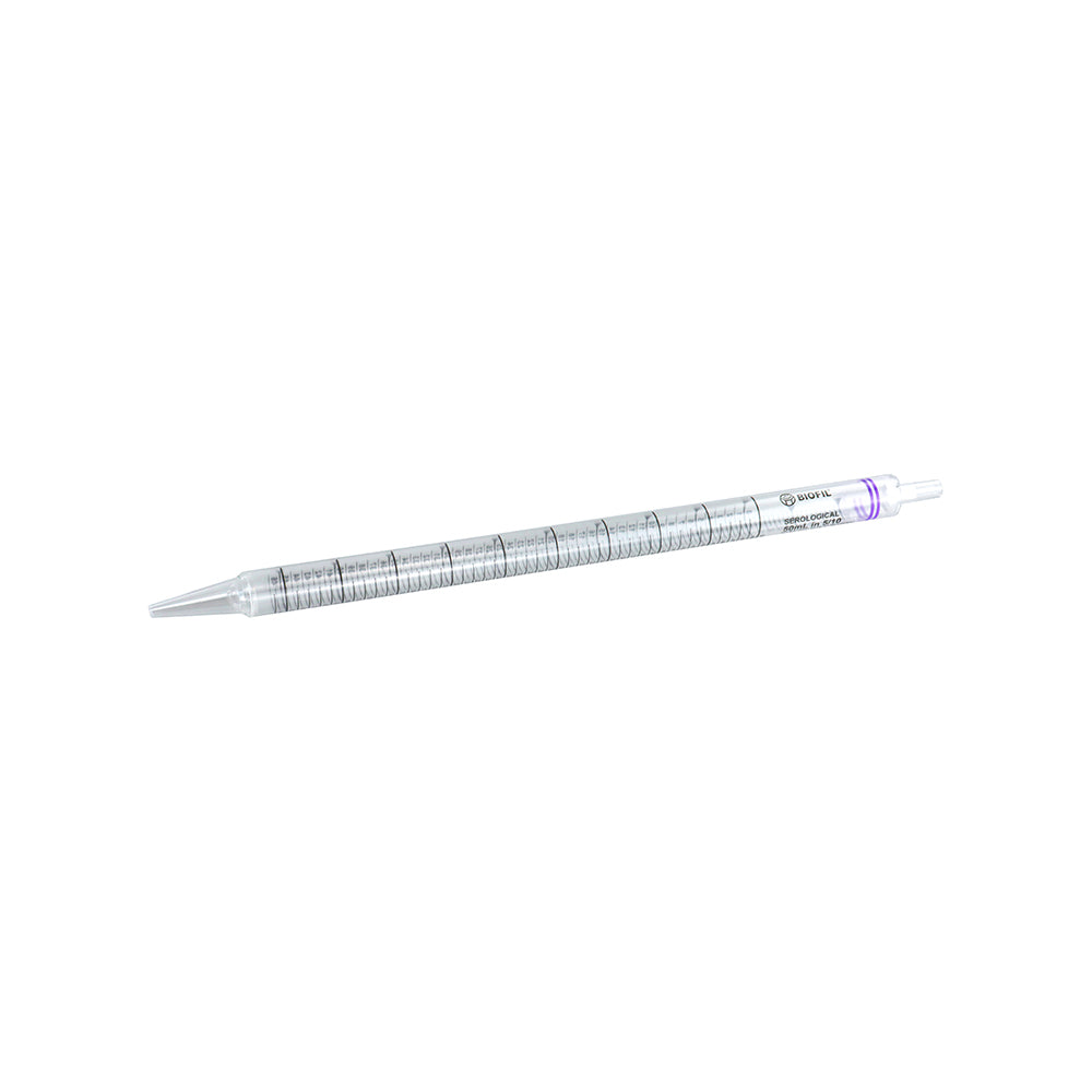 Serological Pipets, 50 mL, Graduation 2/10 mL, Red Color code, Sterile, 100piece(s)/case
