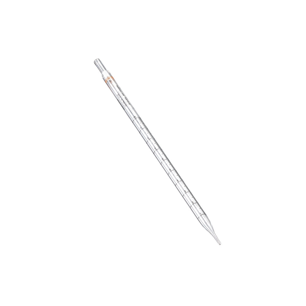 Serological Pipets, 10 mL, Graduation 1/10 mL, Stretch mouth, Sterile, Orange, Plastic/plastic individually packed, 200piece(s)/case