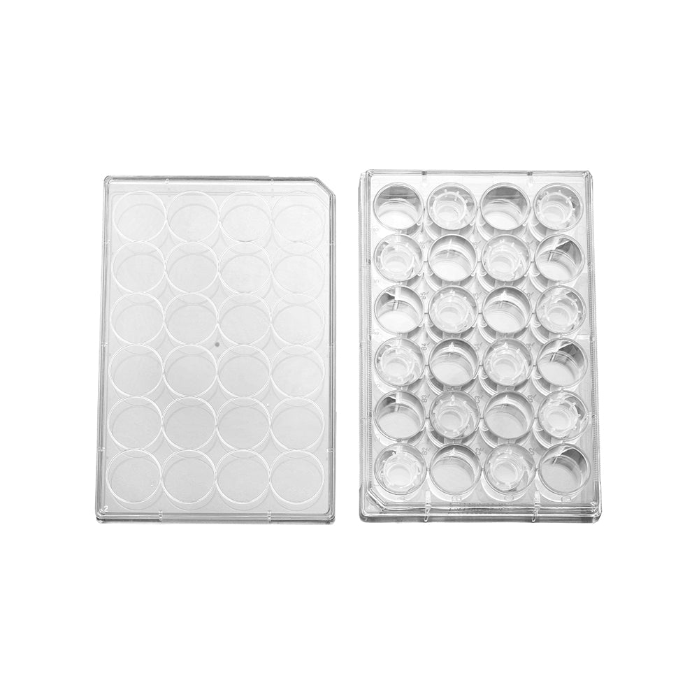 Tissue Culture Plate Inserts, 0.4μm, Membrane diameter6.5mm,24well,PC membrane,TC-treated,Sterile, 96piece(s)/case