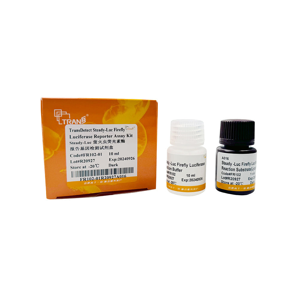 Kit de ensayo de reportero de luciferasa de luciérnaga TransDetect® Steady-Luc - 10 ml