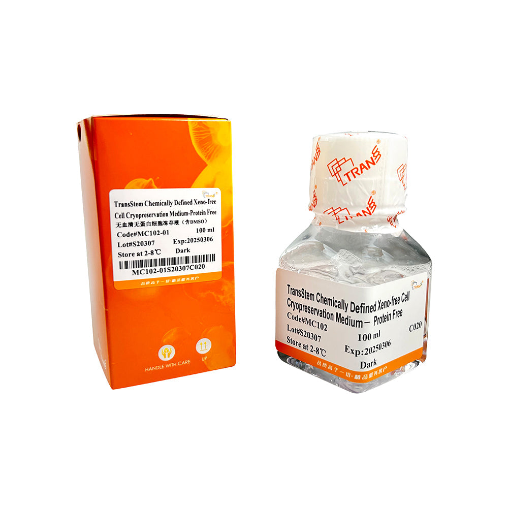 Medio de criopreservación celular libre de xenonucleótidos definido químicamente TransSteme® - Sin proteínas (con DMSO), 5 ml